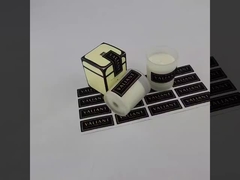 autocollant de bougie de velours