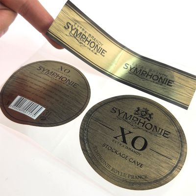 Bouteille de vin rouge Whisky Vodka plastique étiquette rétrécissante Étiquettes de vin rouge