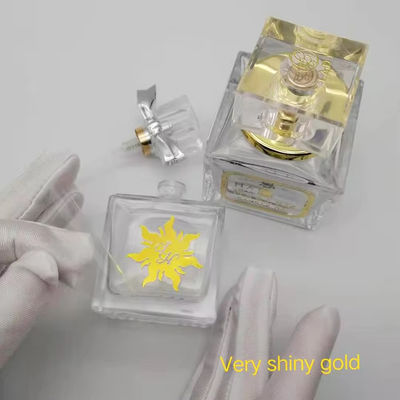 Étiquettes de vin métalliques imperméables à l'eau 3D en relief d'or étiquettes de vin pour le whisky