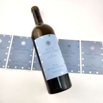 Étiquette en cuir adhésif imperméable à l'eau Étiquette en cuir en PU en relief texturé Vin rouge