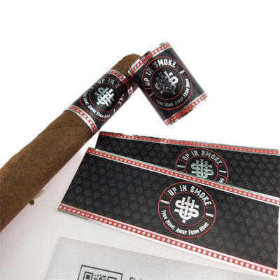 acheter Étiquette de cigare de luxe Impression en relief Texture personnalisée Autocollants autocollants étanches online manufacture