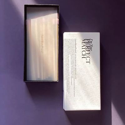 Boîte cosmétique à extrémité inversée de ligne de production entièrement automatique avec couleur Pantone