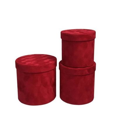 Package de papier en tube de luxe cylindre artisanal boîte ronde fleur cadeau emballage roses chapeau papier boîte à fleurs