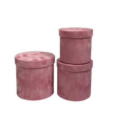 Boîte ronde artisanale pour cadeaux, emballage de fleurs, Saint-Valentin, mariage, décoration DIY, bijoux, emballage cadeau, boîtes en carton