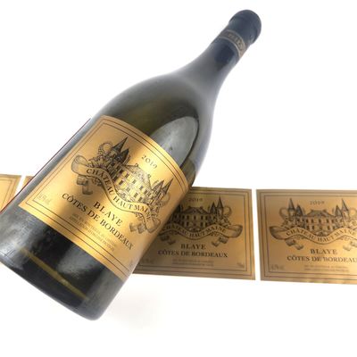 Étiquette de papier de vin en forme écologique sur mesure en tôle d'or en relief, imprimante, autocollant Femballage