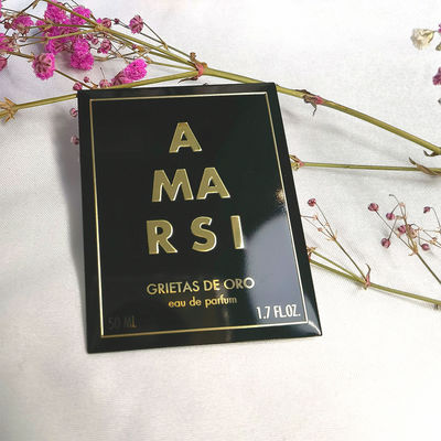 Bouteille de parfum personnalisée avec le logo de la boîte Étiquette métallique avec support adhésif pour le logo de l'emballage cosmétique Plaque métallique