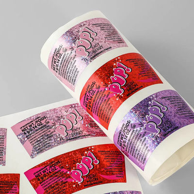 acheter Autocollant adhésif en vinyle imperméable sur mesure imprimé holographique pour emballage de bougies de parfum online manufacture