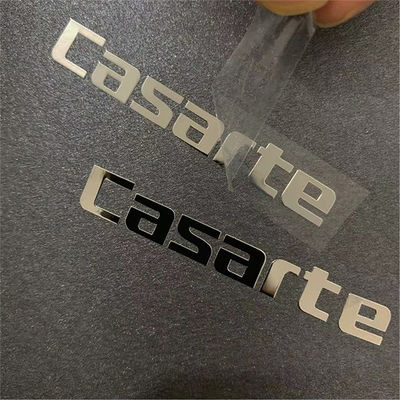 acheter Bouteilles de vin industrielles de luxe or argent 3D nickel brillant transfert UV autocollants métalliques pour les parfums et les cosmétiques online manufacture