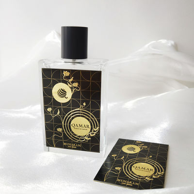 Étiquette adhésive en vinyle imperméable à l'eau, parfum, cosmétiques, bougie, autocollant