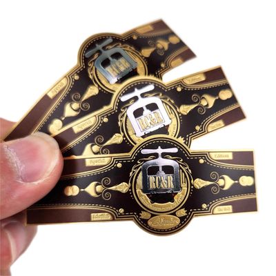 Bon prix Impression d'étiquettes de cigares en papier épais contrefaçon d'autocollants 3D en ligne