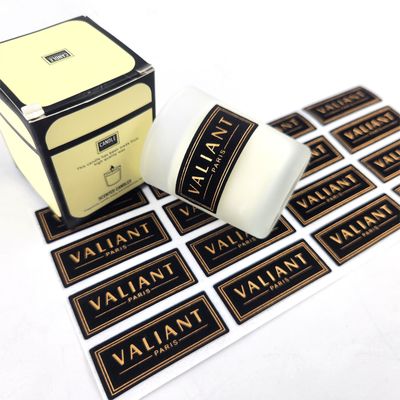 Bon prix Impression numérique timbre d'or bougie de mariage autocollants bougies parfumées décoratives étiquettes commerciales en ligne