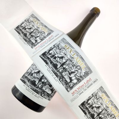 Bon prix Étiquettes sur bouteille de vin sur mesure étanches en ligne