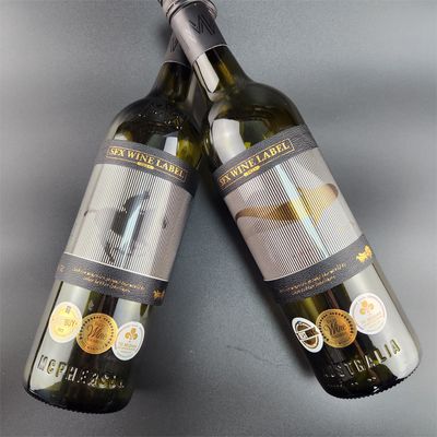 Bon prix Étiquettes autocollantes sur mesure holographiques dynamiques pour le vin en ligne