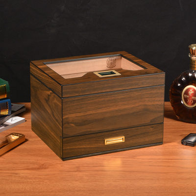 Bon prix Impression d'étiquettes de cigares par humidor température réglable vitre transparente en ligne