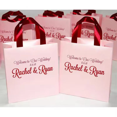 Bon prix Sacs cadeaux de vacances personnalisés en rose avec effet 3D en ligne