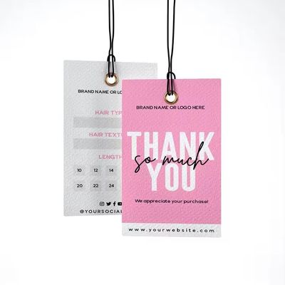 Bon prix Étiquettes cadeaux sur mesure pour les vêtements Étiquettes sur mesure pour les vêtements Étiquettes de vêtements imprimées en relief transparentes en ligne