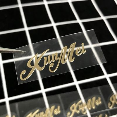 Bon prix Étiquette de bouteille de lettres métalliques de parfums électroplatées Étiquettes d'avertissement de bougies en relief en or nickel en ligne