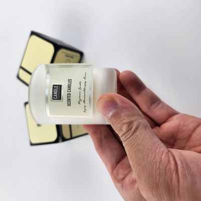 Bon prix Étiquette de bougie OEM personnalisée Impression d'étiquettes de bougie UV métalliques personnalisées en ligne