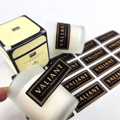Bon prix Étiquettes de bougies résistantes à la chaleur en cuir Étiquettes de bougies en relief Texture carrée Étiquettes de bougies pour bouteilles d'arôme en ligne