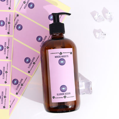 Bon prix Étiquette adhésive en relief faite à la main autocollant étiquette de bouteille imperméable personnalisée en ligne