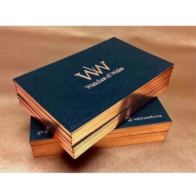 Bon prix Logo personnalisé Carton funéraire Cartons de remerciement papier revêtu personnalisé Impression holographique en ligne