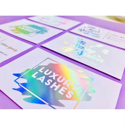 Bon prix Impression de cartes de visite en couleurs de luxe à double face, revêtue de revêtement doux, étiquettes suspendues en ligne
