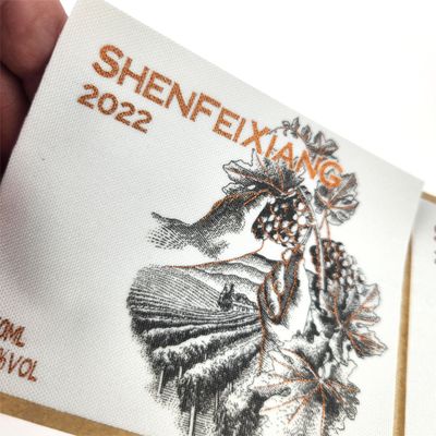 Bon prix Autocollants pour bouteilles de vin rouge Bière imperméable à l'eau estampage à chaud Foil d'or Autocollant pour vin blanc en ligne
