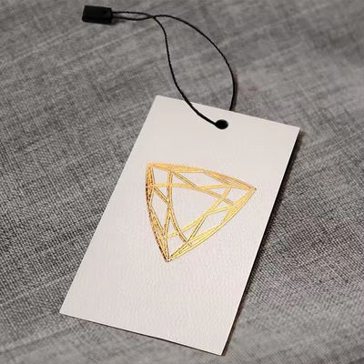 Bon prix Marquage personnalisé étiquettes à collier bas prix de haute qualité papier de design de mode étiquettes à collier pour vêtement en ligne