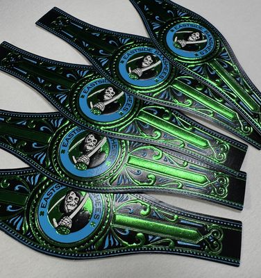 Bon prix Autocollant personnalisé pour bague de cigare Premium 2025, étanche, personnalisation de la marque, impression UV OEM, cadeaux de bague de cigare, autocollant d'étiquette de cigare en ligne