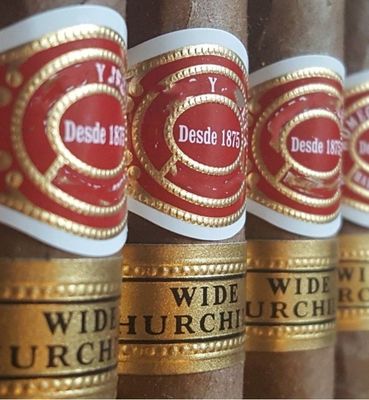 Bon prix Étiquette de cigare personnalisée unique à vendre à chaud avec estampage d'or Design sur mesure Étiquette d'anneau de cigare en or UV Adhésif étiquette d'impression de dessin animé imperméable en ligne