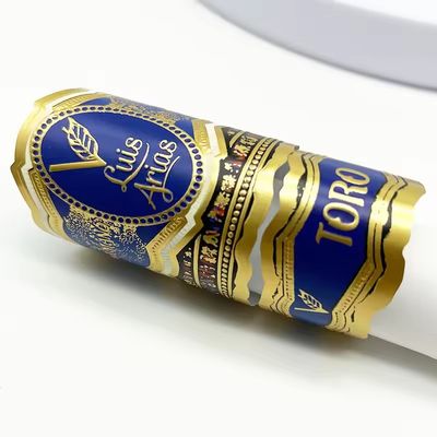 Bon prix Custom Logo Cigar Label with Full-automatic Production and Customized Shape for Premium Branding en ligne