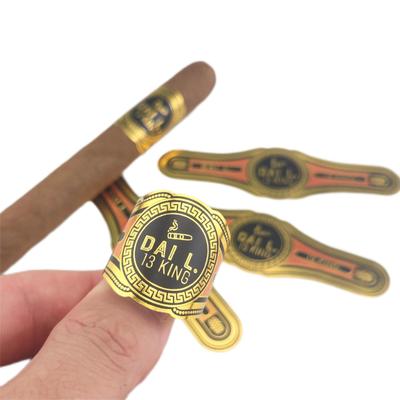Bon prix Custom Eco-friendly Cigar Label with Full-automatic Production and ISO9001 Certified for Private Branding en ligne